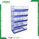 Floor Wire Mesh Standing 5 Basket Stacking Rack