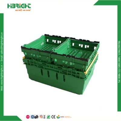 Supermarket Stackable Plastic Vegetable and Fruit Transport Crate